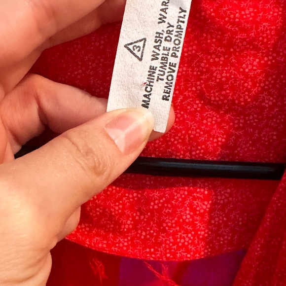 Vintage orange Wrap Dress - Picture 6 of 8